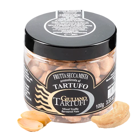 GIULIANO TARTUFI Set mini produse Frutta Secca mista aromatizată al Tartufo – Anacardi și Arachidi