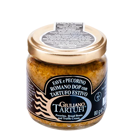 Crema de Fave și Pecorino Romano cu Trufe de Vară